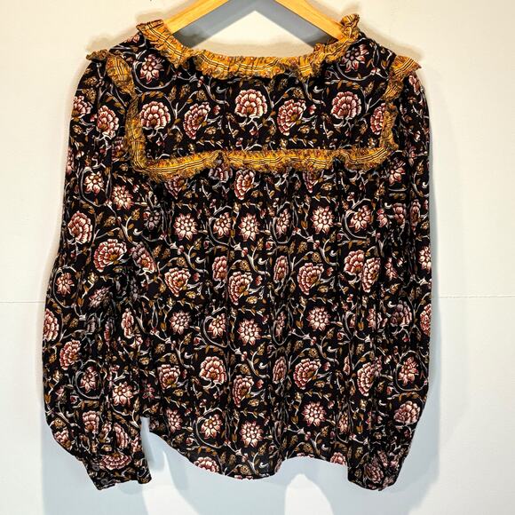 Anthro Othilia Sera Ruffled Blouse - size Small - Picture 6 of 7